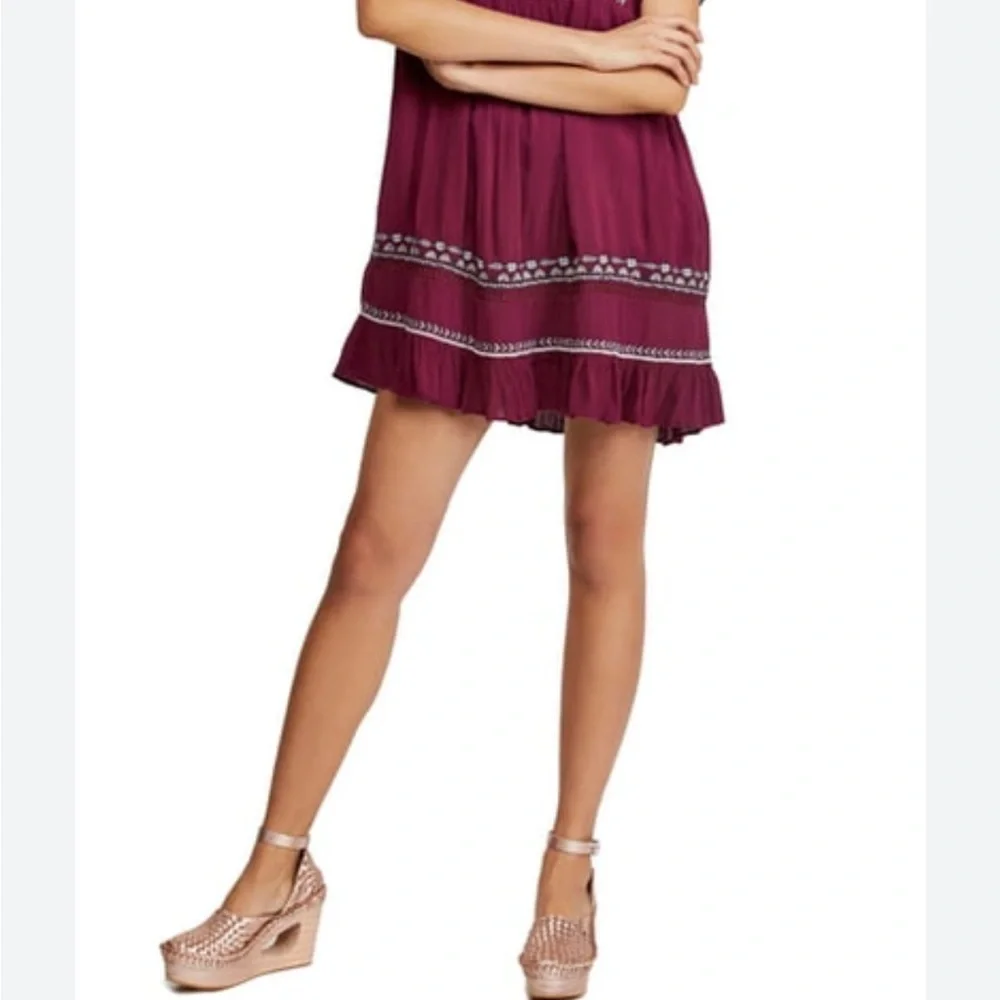 Free People Sunrise Wanderer Mini Dress. Size Small - Picture 4 of 13